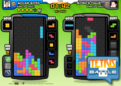 Tetris Battle on Facebook